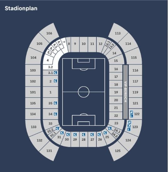 Stadionplan RB Leipzig