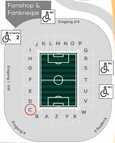 Plätze sehbehinderte Fans Augsburg