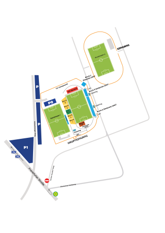Stadionplan Viktoria Köln