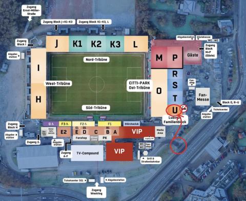 Stadiongrafik Sehbehindert Kiel