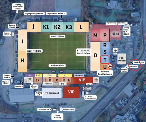 Stadiongrafik Gehörlos Kiel