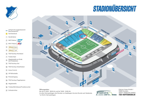 Pätze für sehbehinderte Fans Hoffenheim