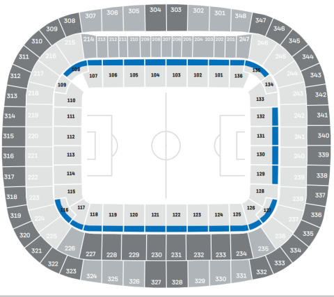 Stadiongrafik Rollstuhlfahrer FC Bayern München